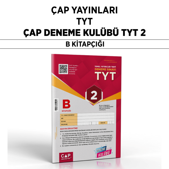 ÇAP YAYIN TYT DENEME KULÜBÜ SNV 2-B - 25-26